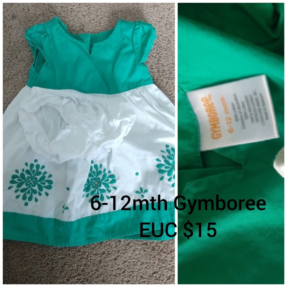 6-12 mth dress and bloomers